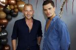 Amsterdam 14 september 2020
Presentatie frisdrank en reep van Fajah Lourens die bij alle jumbo supermarkten verkocht gaat worden .
Koen Kardashian met Willem Glas