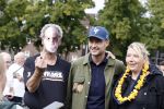 Amsterdam 6 september 2020
Demonstratie met Lange Frans  op het museumplein .