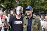 Amsterdam 6 september 2020
Demonstratie met Lange Frans  op het museumplein .
