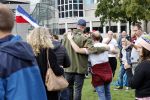 Amsterdam 6 september 2020
Demonstratie met Lange Frans  op het museumplein .