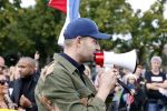 Amsterdam 6 september 2020
Demonstratie met Lange Frans  op het museumplein .