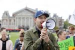 Amsterdam 6 september 2020
Demonstratie met Lange Frans  op het museumplein .