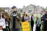 Amsterdam 6 september 2020
Demonstratie met Lange Frans  op het museumplein .
