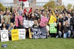 Amsterdam 6 september 2020
Demonstratie met Lange Frans  op het museumplein .