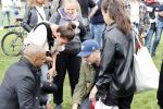 Amsterdam 6 september 2020
Demonstratie met Lange Frans  op het museumplein . Frans met zijn (ex) vrouw Danielle