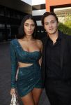 Hilversum 31 augustus 2020
Miss Nederland verkiezing in studio 21 op het mediapark. Shayna Senior met vriend Maxim Froger