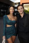 Hilversum 31 augustus 2020
Miss Nederland verkiezing in studio 21 op het mediapark. Shayna Senior met vriend Maxim Froger