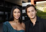 Hilversum 31 augustus 2020
Miss Nederland verkiezing in studio 21 op het mediapark. Shayna Senior met vriend Maxim Froger