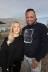 Capelle aan de Ijssel 30 oktober 2018
Michael v d Plas , zijn vriendin Naomi Dijkstra  en Manager Jake Hampel shoppen bij de monster voordeel winkel  voor ieder kind verdient de sint .