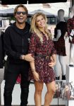 Amsterdam 29 augustus 2020
Presentatie kleding lijn Nicolette v Dam en Shoeby in het Olympisch stadion. Nicolette met haar man Bas Smit