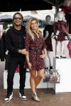 Amsterdam 29 augustus 2020
Presentatie kleding lijn Nicolette v Dam en Shoeby in het Olympisch stadion. Nicolette met haar man Bas Smit