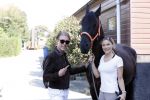 Wassenaar 15 september 2020
Rogier Smit heeft als verjaardagscadeau een rit op een paard gekregen . Het is bij manege de Friezen Hendrikse