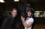 Wassenaar 15 september 2020
Rogier Smit heeft als verjaardagscadeau een rit op een paard gekregen . Het is bij manege de Friezen Hendrikse