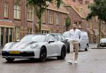 Amsterdam 26 augustus 2020
Rolf Sanchez met zijn porsche 911