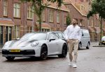 Amsterdam 26 augustus 2020
Rolf Sanchez met zijn porsche 911
