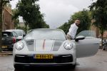 Amsterdam 26 augustus 2020
Rolf Sanchez met zijn porsche 911