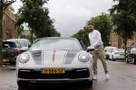 Amsterdam 26 augustus 2020
Rolf Sanchez met zijn porsche 911