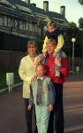 Barcelona 20 Februari 1995
Ronald Koeman met zijn vrouw Bartina Koeman, Debbie Koeman en Tim Koeman