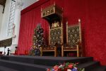 Den Haag 15 september 2020
Prinsjesdag 2020 in de grote kerk van Den Haag . Aanwezig Koning Willem Alexander Koningin Maxima Prins Constantijn en Prinses laurentien zijn aanwezig. De twee stoelen van Koning Willem Alexander en Maxima