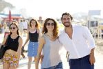 Scheveningen 15 september 2020
Thierry Baudet met zijn verloofde/vriendin Davide Heijmans op het strand bij Scheveningen.