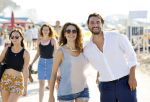 Scheveningen 15 september 2020
Thierry Baudet met zijn verloofde/vriendin Davide Heijmans op het strand bij Scheveningen.