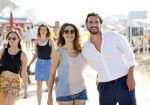 Scheveningen 15 september 2020
Thierry Baudet met zijn verloofde/vriendin Davide Heijmans op het strand bij Scheveningen.