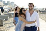 Scheveningen 15 september 2020
Thierry Baudet met zijn verloofde/vriendin Davide Heijmans op het strand bij Scheveningen.