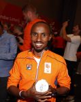 Schiphol 9 augustus 2021
Aankomst olympische sporters op schiphol in hotel Hilton. Abdi Nageeye won zilver op de marathon .