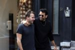 Amstetdam 25 augustus 2021
Dotan met zijn partner / vriend Grant Boone op de PC hooftstraat