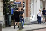 Amstetdam 25 augustus 2021
Dotan met zijn partner / vriend Grant Boone op de PC hooftstraat