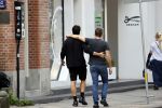 Amstetdam 25 augustus 2021
Dotan met zijn partner / vriend Grant Boone op de PC hooftstraat