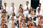 Den Haag 10 augustus 2021
Koning Willem Alexander en Koningin Maxima ontvangen op paleis noordeinde alle medaillewinnaars van de Olympische spelen in Tokyo. oa Sifan Hassan Harrie Lavreysen  Kiran Badloe Annemiek v d Vleuten Niek Kimmann Shanne Braspennincx Abdi Nageeye Jeffrey Hoogland Gabriella Schloesser Steve Wijler Arno Kamminga Sharon v Rouwendaal Tom Dumoulin Anouk Vetter Femke Bol Nouchka Fontijn Merel Smulders Sanne v Dijke Maikel v d Vleuten Kirsten Wild Annemiek Bekkering Annette Duetz Emma Oosterwegel Marit Bouwmeester Anna v d Breggen Roy v d Berg , heren 4 roeien , dames 2 roeien, heren 4x 400m  en het nederlands dames hockeyteam .Ook chef de Mission Pieter v d Hoogenband is er natuurlijk bij . Felice Albers