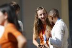 Den Haag 10 augustus 2021
Koning Willem Alexander en Koningin Maxima ontvangen op paleis noordeinde alle medaillewinnaars van de Olympische spelen in Tokyo. oa Sifan Hassan Harrie Lavreysen  Kiran Badloe Annemiek v d Vleuten Niek Kimmann Shanne Braspennincx Abdi Nageeye Jeffrey Hoogland Gabriella Schloesser Steve Wijler Arno Kamminga Sharon v Rouwendaal Tom Dumoulin Anouk Vetter Femke Bol Nouchka Fontijn Merel Smulders Sanne v Dijke Maikel v d Vleuten Kirsten Wild Annemiek Bekkering Annette Duetz Emma Oosterwegel Marit Bouwmeester Anna v d Breggen Roy v d Berg , heren 4 roeien , dames 2 roeien, heren 4x 400m  en het nederlands dames hockeyteam .Ook chef de Mission Pieter v d Hoogenband is er natuurlijk bij .