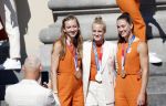 Den Haag 10 augustus 2021
Koning Willem Alexander en Koningin Maxima ontvangen op paleis noordeinde alle medaillewinnaars van de Olympische spelen in Tokyo. oa Sifan Hassan Harrie Lavreysen  Kiran Badloe Annemiek v d Vleuten Niek Kimmann Shanne Braspennincx Abdi Nageeye Jeffrey Hoogland Gabriella Schloesser Steve Wijler Arno Kamminga Sharon v Rouwendaal Tom Dumoulin Anouk Vetter Femke Bol Nouchka Fontijn Merel Smulders Sanne v Dijke Maikel v d Vleuten Kirsten Wild Annemiek Bekkering Annette Duetz Emma Oosterwegel Marit Bouwmeester Anna v d Breggen Roy v d Berg , heren 4 roeien , dames 2 roeien, heren 4x 400m  en het nederlands dames hockeyteam .Ook chef de Mission Pieter v d Hoogenband is er natuurlijk bij .