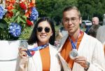 Den Haag 10 augustus 2021
De olympische sporters die een medaille hebben gewonnen op de olympische spelen van Tokyo worden geeerd door oa Mark Rutte en Minister Stef Blok. De huldiging vint plaats in het sportcentrum in het zuiderpark.
Aanwezig oa  Sifan Hassan Harrie Lavreysen  Kiran Badloe Annemiek v d Vleuten Niek Kimmann Shanne Braspennincx Abdi Nageeye Jeffrey Hoogland Gabriella Schloesser Steve Wijler Arno Kamminga Sharon v Rouwendaal Tom Dumoulin Anouk Vetter Femke Bol Nouchka Fontijn Merel Smulders Sanne v Dijke Maikel v d Vleuten Kirsten Wild Annemiek Bekkering Annette Duetz Emma Oosterwegel Marit Bouwmeester Anna v d Breggen Roy v d Berg , heren 4 roeien , dames 2 roeien, heren 4x 400m  en het nederlands dames hockeyteam .Ook chef de Mission Pieter v d Hoogenband is er natuurlijk bij .