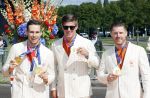 Den Haag 10 augustus 2021
De olympische sporters die een medaille hebben gewonnen op de olympische spelen van Tokyo worden geeerd door oa Mark Rutte en Minister Stef Blok. De huldiging vint plaats in het sportcentrum in het zuiderpark.
Aanwezig oa  Sifan Hassan Harrie Lavreysen  Kiran Badloe Annemiek v d Vleuten Niek Kimmann Shanne Braspennincx Abdi Nageeye Jeffrey Hoogland Gabriella Schloesser Steve Wijler Arno Kamminga Sharon v Rouwendaal Tom Dumoulin Anouk Vetter Femke Bol Nouchka Fontijn Merel Smulders Sanne v Dijke Maikel v d Vleuten Kirsten Wild Annemiek Bekkering Annette Duetz Emma Oosterwegel Marit Bouwmeester Anna v d Breggen Roy v d Berg , heren 4 roeien , dames 2 roeien, heren 4x 400m  en het nederlands dames hockeyteam .Ook chef de Mission Pieter v d Hoogenband is er natuurlijk bij .