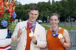 Den Haag 10 augustus 2021
De olympische sporters die een medaille hebben gewonnen op de olympische spelen van Tokyo worden geeerd door oa Mark Rutte en Minister Stef Blok. De huldiging vint plaats in het sportcentrum in het zuiderpark.
Aanwezig oa  Sifan Hassan Harrie Lavreysen  Kiran Badloe Annemiek v d Vleuten Niek Kimmann Shanne Braspennincx Abdi Nageeye Jeffrey Hoogland Gabriella Schloesser Steve Wijler Arno Kamminga Sharon v Rouwendaal Tom Dumoulin Anouk Vetter Femke Bol Nouchka Fontijn Merel Smulders Sanne v Dijke Maikel v d Vleuten Kirsten Wild Annemiek Bekkering Annette Duetz Emma Oosterwegel Marit Bouwmeester Anna v d Breggen Roy v d Berg , heren 4 roeien , dames 2 roeien, heren 4x 400m  en het nederlands dames hockeyteam .Ook chef de Mission Pieter v d Hoogenband is er natuurlijk bij .