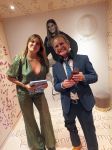 Amsterdam 25 augustus 2021
Expositie met Prinses Eloise in de Beurs v Berlage. Het is een event van Magnum ijs.  Eloise met Johan Vlemmix