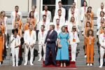 Den Haag 10 augustus 2021
Koning Willem Alexander en Koningin Maxima ontvangen op paleis noordeinde alle medaillewinnaars van de Olympische spelen in Tokyo. oa Sifan Hassan Harrie Lavreysen  Kiran Badloe Annemiek v d Vleuten Niek Kimmann Shanne Braspennincx Abdi Nageeye Jeffrey Hoogland Gabriella Schloesser Steve Wijler Arno Kamminga Sharon v Rouwendaal Tom Dumoulin Anouk Vetter Femke Bol Nouchka Fontijn Merel Smulders Sanne v Dijke Maikel v d Vleuten Kirsten Wild Annemiek Bekkering Annette Duetz Emma Oosterwegel Marit Bouwmeester Anna v d Breggen Roy v d Berg , heren 4 roeien , dames 2 roeien, heren 4x 400m  en het nederlands dames hockeyteam .Ook chef de Mission Pieter v d Hoogenband is er natuurlijk bij .