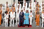 Den Haag 10 augustus 2021
Koning Willem Alexander en Koningin Maxima ontvangen op paleis noordeinde alle medaillewinnaars van de Olympische spelen in Tokyo. oa Sifan Hassan Harrie Lavreysen  Kiran Badloe Annemiek v d Vleuten Niek Kimmann Shanne Braspennincx Abdi Nageeye Jeffrey Hoogland Gabriella Schloesser Steve Wijler Arno Kamminga Sharon v Rouwendaal Tom Dumoulin Anouk Vetter Femke Bol Nouchka Fontijn Merel Smulders Sanne v Dijke Maikel v d Vleuten Kirsten Wild Annemiek Bekkering Annette Duetz Emma Oosterwegel Marit Bouwmeester Anna v d Breggen Roy v d Berg , heren 4 roeien , dames 2 roeien, heren 4x 400m  en het nederlands dames hockeyteam .Ook chef de Mission Pieter v d Hoogenband is er natuurlijk bij .