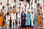 Den Haag 10 augustus 2021
Koning Willem Alexander en Koningin Maxima ontvangen op paleis noordeinde alle medaillewinnaars van de Olympische spelen in Tokyo. oa Sifan Hassan Harrie Lavreysen  Kiran Badloe Annemiek v d Vleuten Niek Kimmann Shanne Braspennincx Abdi Nageeye Jeffrey Hoogland Gabriella Schloesser Steve Wijler Arno Kamminga Sharon v Rouwendaal Tom Dumoulin Anouk Vetter Femke Bol Nouchka Fontijn Merel Smulders Sanne v Dijke Maikel v d Vleuten Kirsten Wild Annemiek Bekkering Annette Duetz Emma Oosterwegel Marit Bouwmeester Anna v d Breggen Roy v d Berg , heren 4 roeien , dames 2 roeien, heren 4x 400m  en het nederlands dames hockeyteam .Ook chef de Mission Pieter v d Hoogenband is er natuurlijk bij .