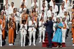 Den Haag 10 augustus 2021
Koning Willem Alexander en Koningin Maxima ontvangen op paleis noordeinde alle medaillewinnaars van de Olympische spelen in Tokyo. oa Sifan Hassan Harrie Lavreysen  Kiran Badloe Annemiek v d Vleuten Niek Kimmann Shanne Braspennincx Abdi Nageeye Jeffrey Hoogland Gabriella Schloesser Steve Wijler Arno Kamminga Sharon v Rouwendaal Tom Dumoulin Anouk Vetter Femke Bol Nouchka Fontijn Merel Smulders Sanne v Dijke Maikel v d Vleuten Kirsten Wild Annemiek Bekkering Annette Duetz Emma Oosterwegel Marit Bouwmeester Anna v d Breggen Roy v d Berg , heren 4 roeien , dames 2 roeien, heren 4x 400m  en het nederlands dames hockeyteam .Ook chef de Mission Pieter v d Hoogenband is er natuurlijk bij .