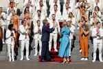 Den Haag 10 augustus 2021
Koning Willem Alexander en Koningin Maxima ontvangen op paleis noordeinde alle medaillewinnaars van de Olympische spelen in Tokyo. oa Sifan Hassan Harrie Lavreysen  Kiran Badloe Annemiek v d Vleuten Niek Kimmann Shanne Braspennincx Abdi Nageeye Jeffrey Hoogland Gabriella Schloesser Steve Wijler Arno Kamminga Sharon v Rouwendaal Tom Dumoulin Anouk Vetter Femke Bol Nouchka Fontijn Merel Smulders Sanne v Dijke Maikel v d Vleuten Kirsten Wild Annemiek Bekkering Annette Duetz Emma Oosterwegel Marit Bouwmeester Anna v d Breggen Roy v d Berg , heren 4 roeien , dames 2 roeien, heren 4x 400m  en het nederlands dames hockeyteam .Ook chef de Mission Pieter v d Hoogenband is er natuurlijk bij .