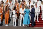 Den Haag 10 augustus 2021
Koning Willem Alexander en Koningin Maxima ontvangen op paleis noordeinde alle medaillewinnaars van de Olympische spelen in Tokyo. oa Sifan Hassan Harrie Lavreysen  Kiran Badloe Annemiek v d Vleuten Niek Kimmann Shanne Braspennincx Abdi Nageeye Jeffrey Hoogland Gabriella Schloesser Steve Wijler Arno Kamminga Sharon v Rouwendaal Tom Dumoulin Anouk Vetter Femke Bol Nouchka Fontijn Merel Smulders Sanne v Dijke Maikel v d Vleuten Kirsten Wild Annemiek Bekkering Annette Duetz Emma Oosterwegel Marit Bouwmeester Anna v d Breggen Roy v d Berg , heren 4 roeien , dames 2 roeien, heren 4x 400m  en het nederlands dames hockeyteam .Ook chef de Mission Pieter v d Hoogenband is er natuurlijk bij .