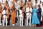 Den Haag 10 augustus 2021
Koning Willem Alexander en Koningin Maxima ontvangen op paleis noordeinde alle medaillewinnaars van de Olympische spelen in Tokyo. oa Sifan Hassan Harrie Lavreysen  Kiran Badloe Annemiek v d Vleuten Niek Kimmann Shanne Braspennincx Abdi Nageeye Jeffrey Hoogland Gabriella Schloesser Steve Wijler Arno Kamminga Sharon v Rouwendaal Tom Dumoulin Anouk Vetter Femke Bol Nouchka Fontijn Merel Smulders Sanne v Dijke Maikel v d Vleuten Kirsten Wild Annemiek Bekkering Annette Duetz Emma Oosterwegel Marit Bouwmeester Anna v d Breggen Roy v d Berg , heren 4 roeien , dames 2 roeien, heren 4x 400m  en het nederlands dames hockeyteam .Ook chef de Mission Pieter v d Hoogenband is er natuurlijk bij .