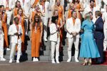 Den Haag 10 augustus 2021
Koning Willem Alexander en Koningin Maxima ontvangen op paleis noordeinde alle medaillewinnaars van de Olympische spelen in Tokyo. oa Sifan Hassan Harrie Lavreysen  Kiran Badloe Annemiek v d Vleuten Niek Kimmann Shanne Braspennincx Abdi Nageeye Jeffrey Hoogland Gabriella Schloesser Steve Wijler Arno Kamminga Sharon v Rouwendaal Tom Dumoulin Anouk Vetter Femke Bol Nouchka Fontijn Merel Smulders Sanne v Dijke Maikel v d Vleuten Kirsten Wild Annemiek Bekkering Annette Duetz Emma Oosterwegel Marit Bouwmeester Anna v d Breggen Roy v d Berg , heren 4 roeien , dames 2 roeien, heren 4x 400m  en het nederlands dames hockeyteam .Ook chef de Mission Pieter v d Hoogenband is er natuurlijk bij .