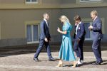 Den Haag 10 augustus 2021
Koning Willem Alexander en Koningin Maxima ontvangen op paleis noordeinde alle medaillewinnaars van de Olympische spelen in Tokyo. oa Sifan Hassan Harrie Lavreysen  Kiran Badloe Annemiek v d Vleuten Niek Kimmann Shanne Braspennincx Abdi Nageeye Jeffrey Hoogland Gabriella Schloesser Steve Wijler Arno Kamminga Sharon v Rouwendaal Tom Dumoulin Anouk Vetter Femke Bol Nouchka Fontijn Merel Smulders Sanne v Dijke Maikel v d Vleuten Kirsten Wild Annemiek Bekkering Annette Duetz Emma Oosterwegel Marit Bouwmeester Anna v d Breggen Roy v d Berg , heren 4 roeien , dames 2 roeien, heren 4x 400m  en het nederlands dames hockeyteam .Ook chef de Mission Pieter v d Hoogenband is er natuurlijk bij .