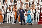 Den Haag 10 augustus 2021
Koning Willem Alexander en Koningin Maxima ontvangen op paleis noordeinde alle medaillewinnaars van de Olympische spelen in Tokyo. oa Sifan Hassan Harrie Lavreysen  Kiran Badloe Annemiek v d Vleuten Niek Kimmann Shanne Braspennincx Abdi Nageeye Jeffrey Hoogland Gabriella Schloesser Steve Wijler Arno Kamminga Sharon v Rouwendaal Tom Dumoulin Anouk Vetter Femke Bol Nouchka Fontijn Merel Smulders Sanne v Dijke Maikel v d Vleuten Kirsten Wild Annemiek Bekkering Annette Duetz Emma Oosterwegel Marit Bouwmeester Anna v d Breggen Roy v d Berg , heren 4 roeien , dames 2 roeien, heren 4x 400m  en het nederlands dames hockeyteam .Ook chef de Mission Pieter v d Hoogenband is er natuurlijk bij .