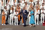 Den Haag 10 augustus 2021
Koning Willem Alexander en Koningin Maxima ontvangen op paleis noordeinde alle medaillewinnaars van de Olympische spelen in Tokyo. oa Sifan Hassan Harrie Lavreysen  Kiran Badloe Annemiek v d Vleuten Niek Kimmann Shanne Braspennincx Abdi Nageeye Jeffrey Hoogland Gabriella Schloesser Steve Wijler Arno Kamminga Sharon v Rouwendaal Tom Dumoulin Anouk Vetter Femke Bol Nouchka Fontijn Merel Smulders Sanne v Dijke Maikel v d Vleuten Kirsten Wild Annemiek Bekkering Annette Duetz Emma Oosterwegel Marit Bouwmeester Anna v d Breggen Roy v d Berg , heren 4 roeien , dames 2 roeien, heren 4x 400m  en het nederlands dames hockeyteam .Ook chef de Mission Pieter v d Hoogenband is er natuurlijk bij .