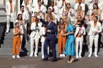 Den Haag 10 augustus 2021
Koning Willem Alexander en Koningin Maxima ontvangen op paleis noordeinde alle medaillewinnaars van de Olympische spelen in Tokyo. oa Sifan Hassan Harrie Lavreysen  Kiran Badloe Annemiek v d Vleuten Niek Kimmann Shanne Braspennincx Abdi Nageeye Jeffrey Hoogland Gabriella Schloesser Steve Wijler Arno Kamminga Sharon v Rouwendaal Tom Dumoulin Anouk Vetter Femke Bol Nouchka Fontijn Merel Smulders Sanne v Dijke Maikel v d Vleuten Kirsten Wild Annemiek Bekkering Annette Duetz Emma Oosterwegel Marit Bouwmeester Anna v d Breggen Roy v d Berg , heren 4 roeien , dames 2 roeien, heren 4x 400m  en het nederlands dames hockeyteam .Ook chef de Mission Pieter v d Hoogenband is er natuurlijk bij .